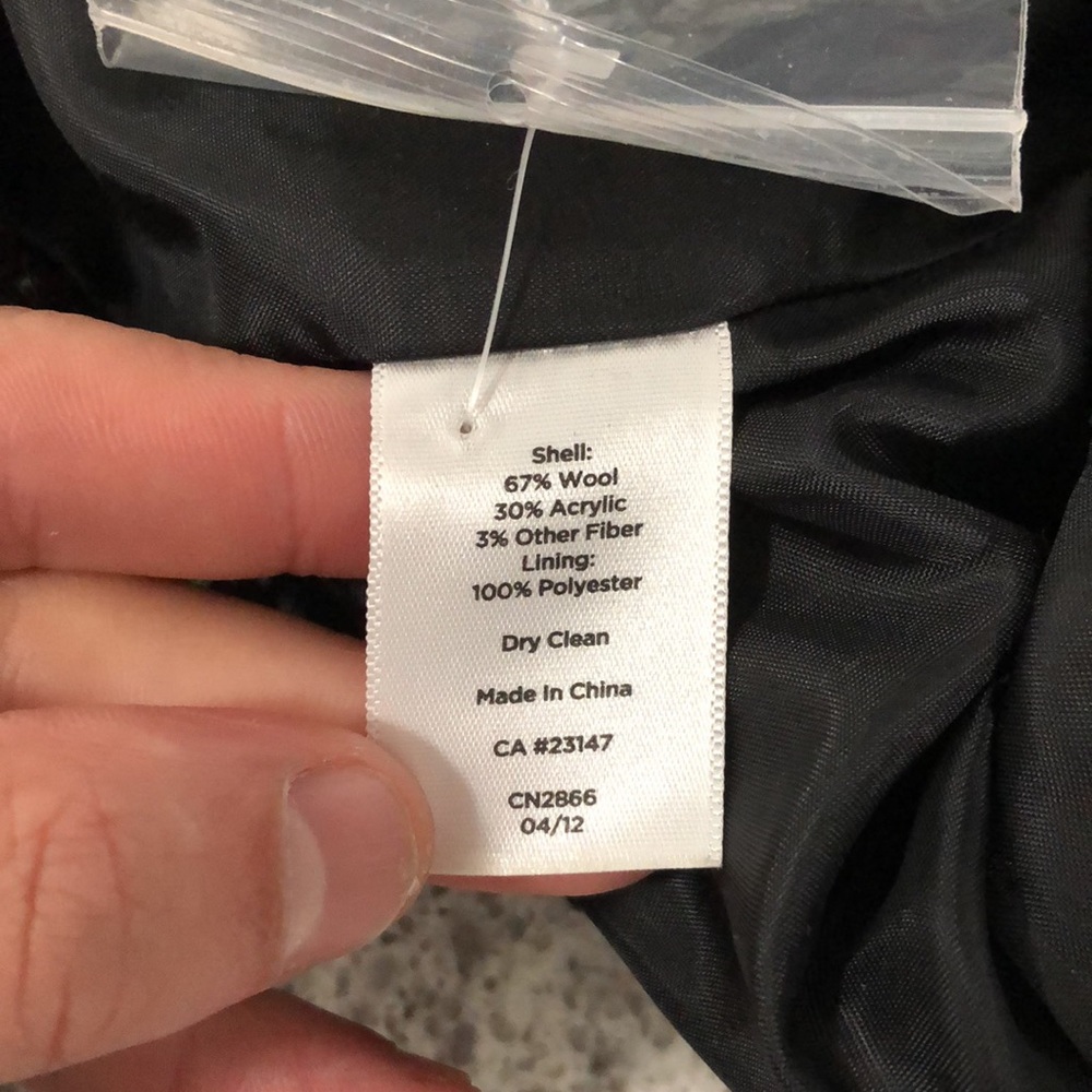 {Talbots} Multicolor Wool Blend Tweed Button Down… - image 7